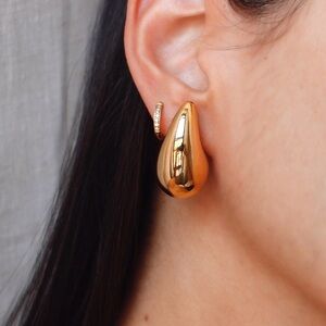 Bottega Drip Earrings - 18k Gold Plated
